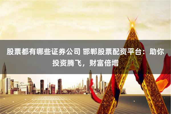 股票都有哪些证券公司 邯郸股票配资平台：助你投资腾飞，财富倍增