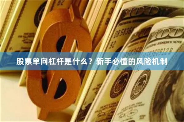 股票单向杠杆是什么?新手必懂的风险机制